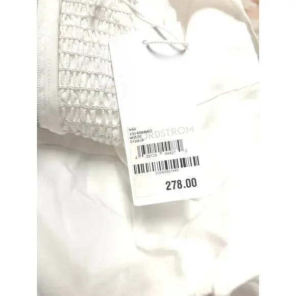 Reformation NWT Balia Linen Midi Dress Sz 4 White Sleeveless Cottagecore… - Picture 6 of 7